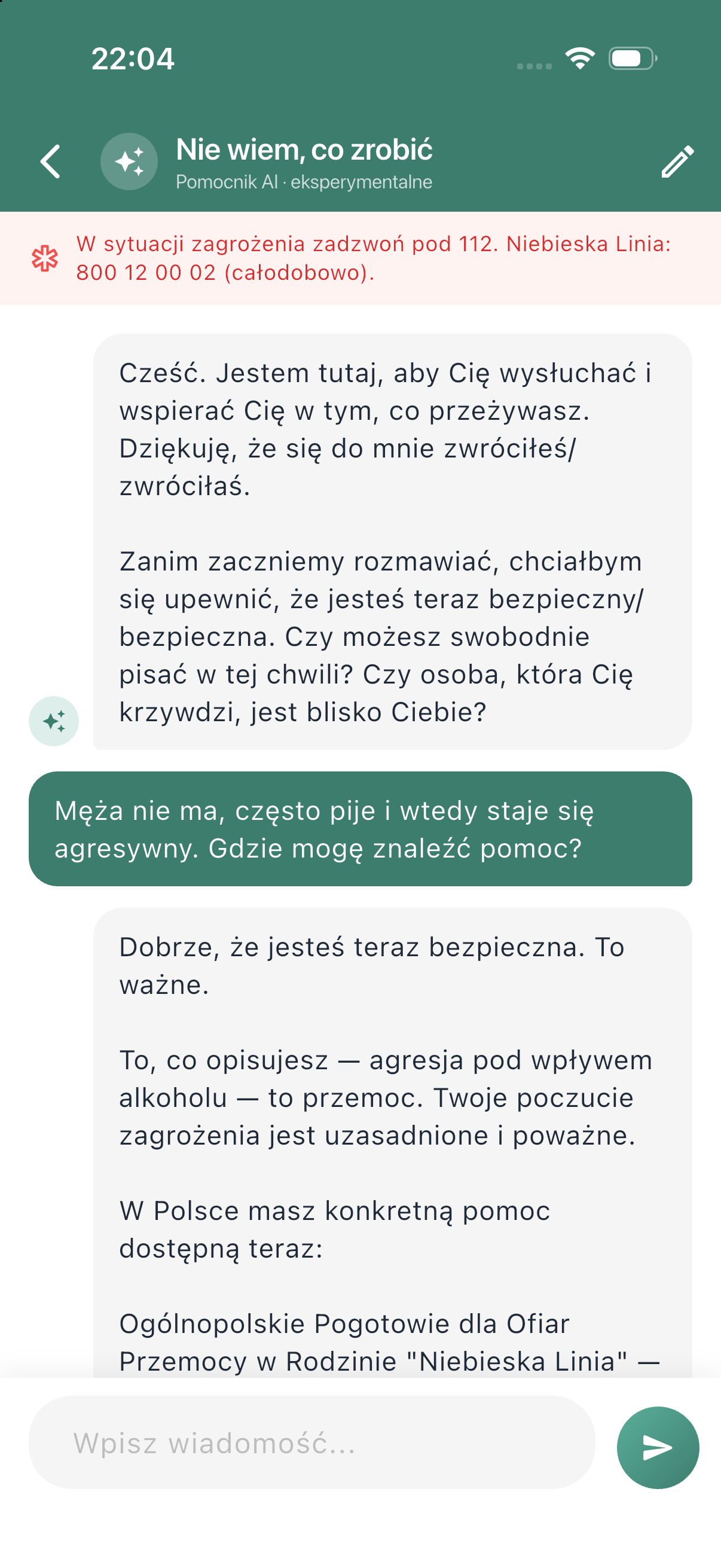 Rozmowa z Pomocnikiem AI