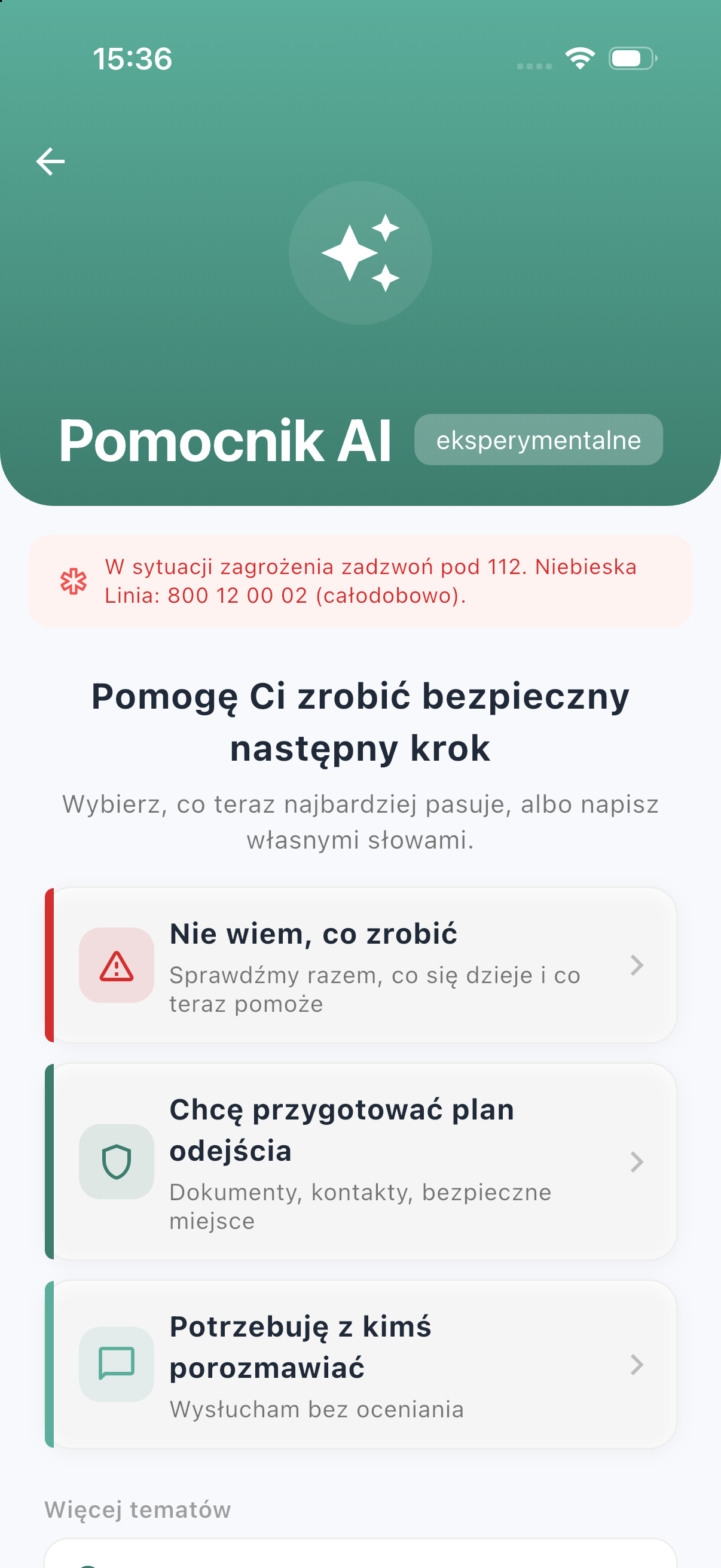 Wybór tematu rozmowy